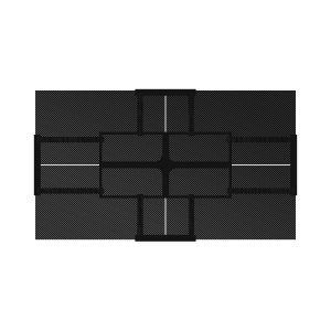 8×14 2×2 Mosaic System – Carbon Fiber